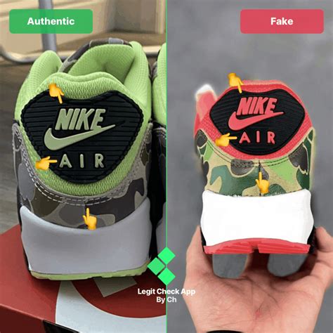 real nike air max 90 vs fake